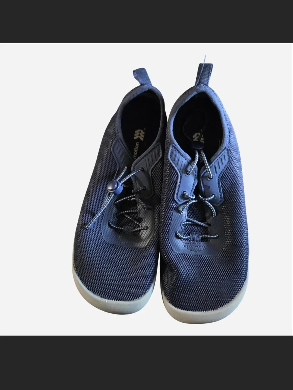Black Slip-On Sneaker with Gray Sole
